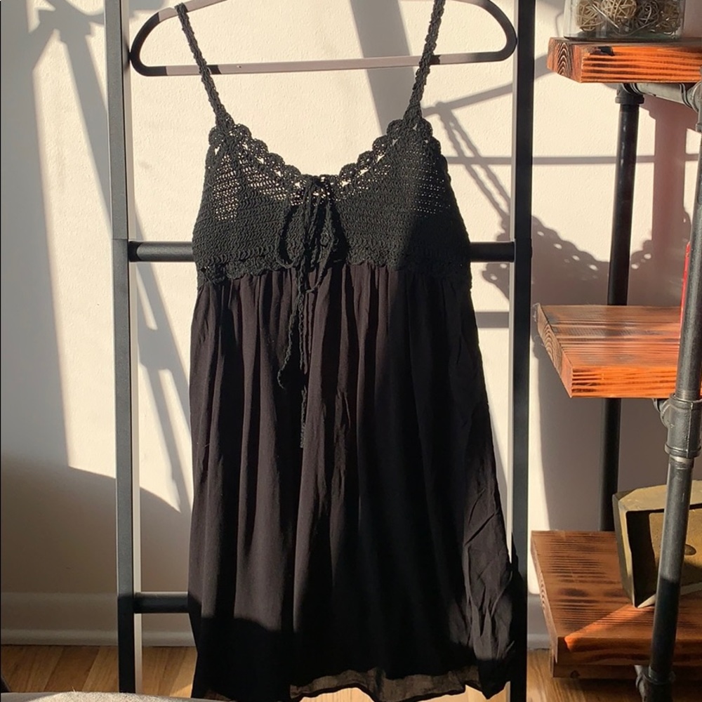 Audrey 3+1 Crochet Top Babydoll Dress